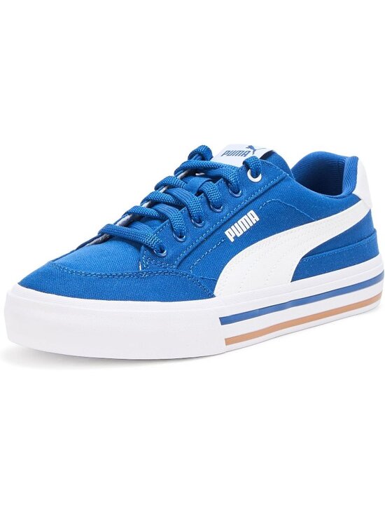 ?Men\'s Blue Court Classic Vulc Slip on Shoes